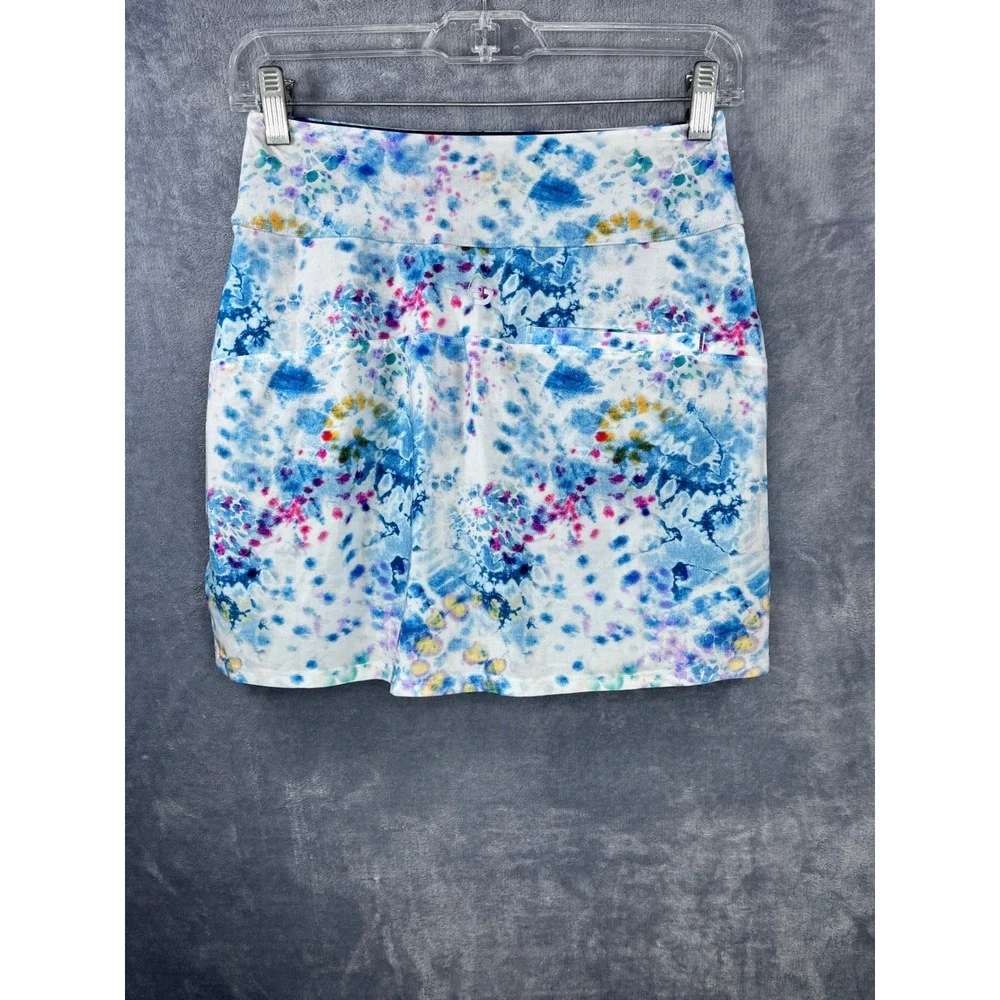 Foray Golf Skort Pull On Athletic Blue‎ Multicolor Pockets XS